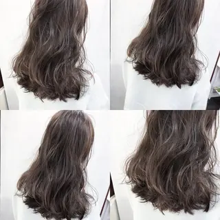 セミロング カラー 髪質改善&韓国風特化 型サロン ミシェリーのヘアスタイル