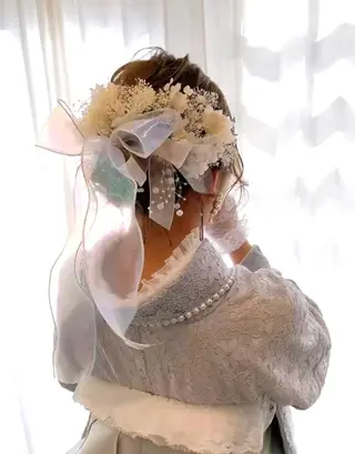 ミディアム ヘアアレンジ 池田 みのりのヘアスタイル