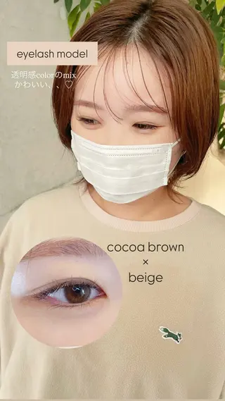 マツエク・マツパ アイブロウが得意◎ 荻野栞のマツエク・マツパデザイン