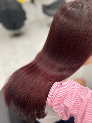 ロング カラー パーマモデル募集💖 まなみのヘアスタイル