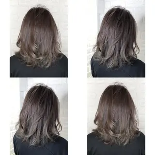 ミディアム カラー KIZU 髪質改善 オカルト怪談のヘアスタイル