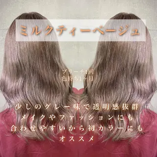 カラー ✨ブリーチなしカラー ×髪質改善✨松村 潤のヘアスタイル