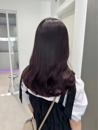 ロング miku/ラベンダー 透明感カラー🪻❤︎のヘアスタイル