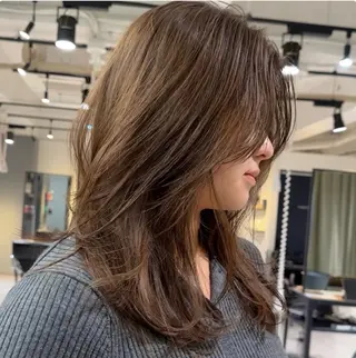 カラー GIEN Nu+ 中谷 翔のヘアスタイル