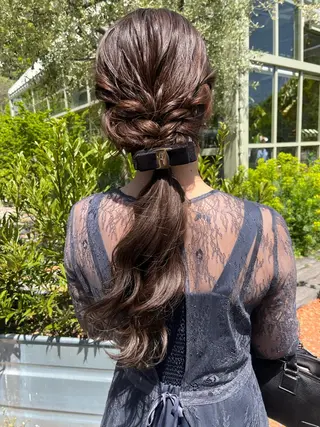 ヘアアレンジ ウルフカット/吉村 桃子のヘアスタイル