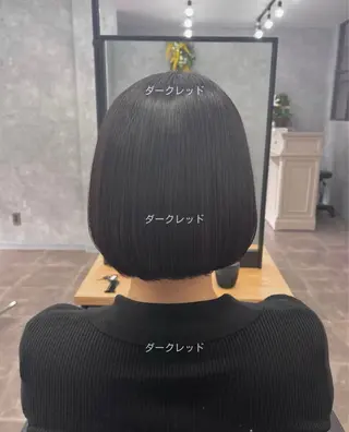 ミディアム カラー 熊谷 有紗のヘアスタイル