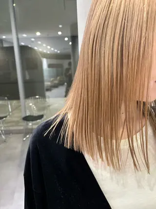 セミロング カラー ハイトーンカラー/ インナー/木村黎🌞のヘアスタイル