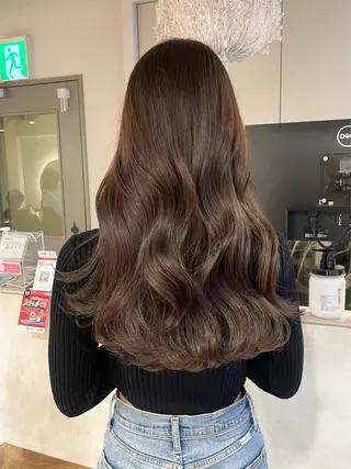 ロング カラー 横浜/レイヤーカット /韓国ヘア/佐藤記正のヘアスタイル
