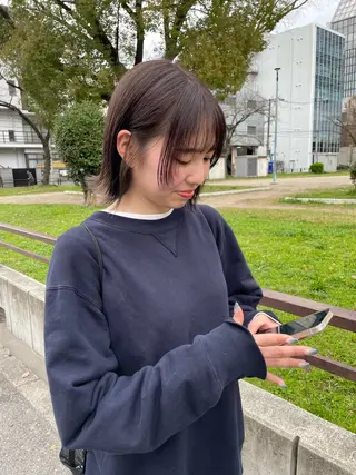 ショート カラー ハナ🌼 梅田/ボブ/パーマのヘアスタイル