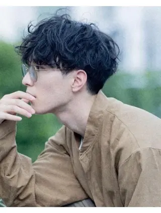 パーマ メンズ NERO 松井 隆人のヘアスタイル