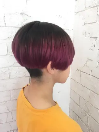 ショート カラー someya 🥀のヘアスタイル