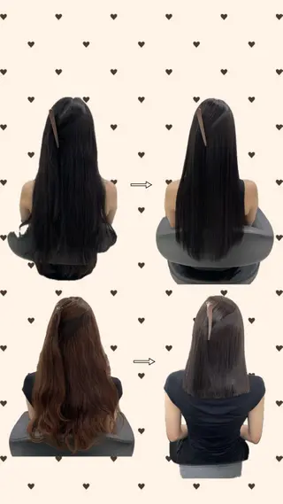 Ella所属・nana【艶髪】/ レイヤー/縮毛矯正のヘアスタイル