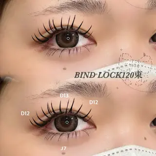 マツエク・マツパ Minami .のマツエク・マツパデザイン