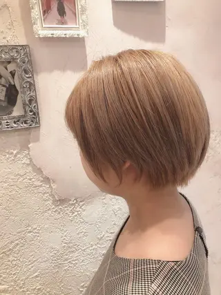 ショート ボンドストーリーノヴァ所属・縮毛矯正・髪質改善 ❣️三浦正也のヘアスタイル