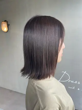 ミディアム 石川 雅のヘアスタイル