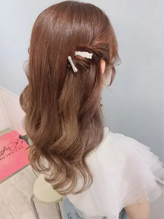 ロング ヘアアレンジ セットサロン      ラフテル所属・大阪/ヘアアレンジ /似合わせset💐のヘアスタイル