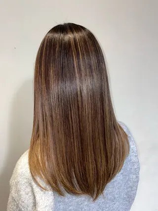 セミロング 新宿 /透明感カラー レイヤー/NANAのヘアスタイル