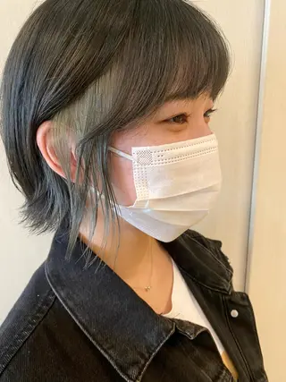 ミディアム 藤原 侑香のヘアスタイル
