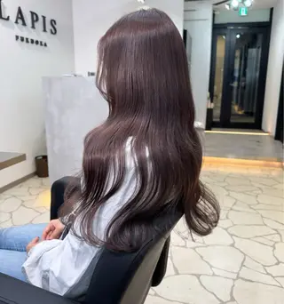 ロング カラー lapis マリナのヘアスタイル