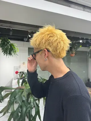 ショート カラー メンズ TSUBAME HAIR所属・Yuzu .のヘアスタイル