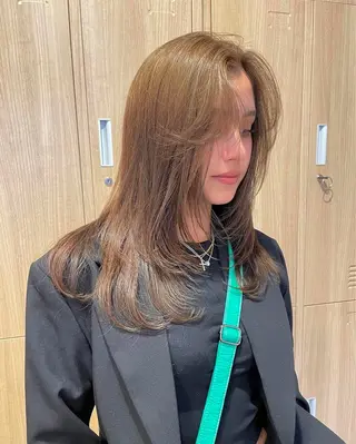 ロング カラー 透明感×レイヤーカッ ト🌼kiraraのヘアスタイル