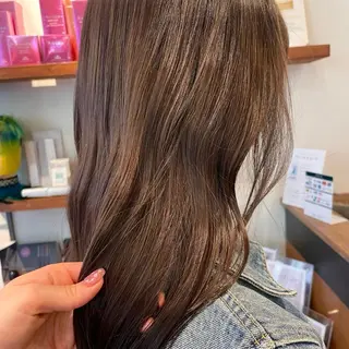 ロング カラー こいき/ブラウン・ 暖色/艶カラー🎀✨のヘアスタイル