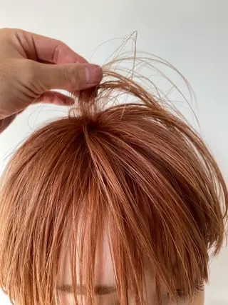 ショート カラー あやめ【顔まわり/レ イヤー/柔らかカラ】のヘアスタイル