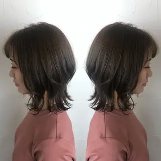 ミディアム カラー 古山 勇太のヘアスタイル