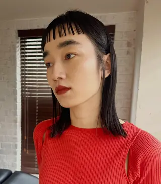 ミディアム カラー ❤️アヤカ Wカラー ボブ レイヤー❤️のヘアスタイル