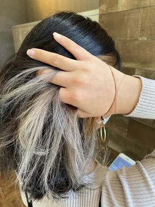 ショート カラー ヘアアレンジ Belle hair Design青野大貴のヘアスタイル