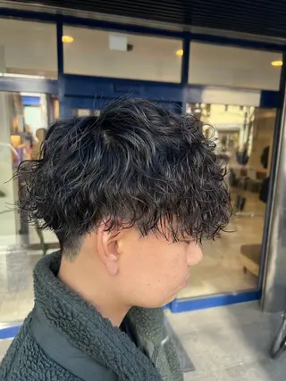 ショート カラー パーマ メンズ パーマ/縮毛矯正/ 副店長 ・村田伊吹のヘアスタイル