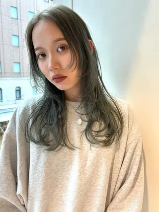 ミディアム ハッシュカット/四条 烏丸/寺本弘樹のヘアスタイル