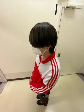 カラー films所属・AYA/films 韓国/レイヤー／ボブのヘアスタイル