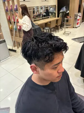 パーマ メンズ 波巻き･カルマ パーマ特化/aoiのヘアスタイル