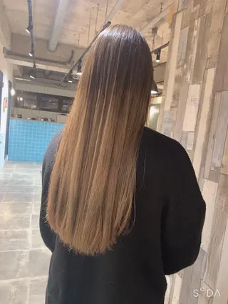 ロング カラー 韓国🇰🇷 ✂︎hair 内田愛のヘアスタイル