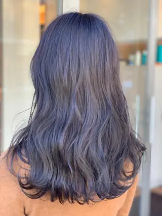 ミディアム カラー ☆Lotus船橋店 ヒヤマ　サキ　☆のヘアスタイル