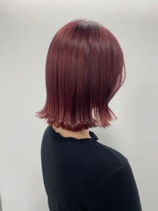 ミディアム カラー ✴︎ヒラガカナ✴︎ ECLAT HAIRのヘアスタイル