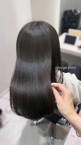 ロング カラー レイヤー/髪質改善カ ラ-🤍津田奈々美‎のヘアスタイル