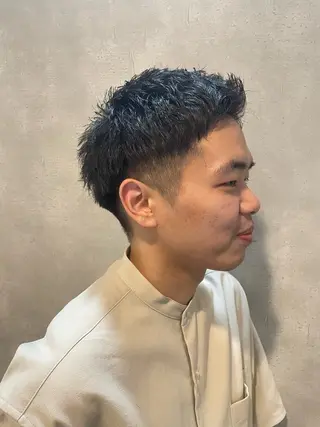 メンズ フリーランスシェアサロンルレイル所属・心斎橋/メンズ /ルレイル/地形真希のヘアスタイル