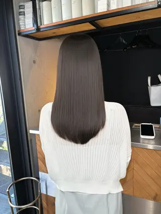 ミディアム カラー パーマ ショートボブ縮毛矯正 髪質改善のプロ山道潤のヘアスタイル