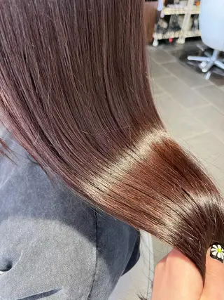ロング カラー FRAME＋spa&hair roomなんば駅前店所属・🦋タナカ ヒナ🦋 ブリーチなしカラーのヘアスタイル