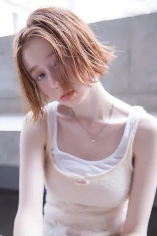 ミディアム カラー hao所属・西山 頌太のヘアスタイル