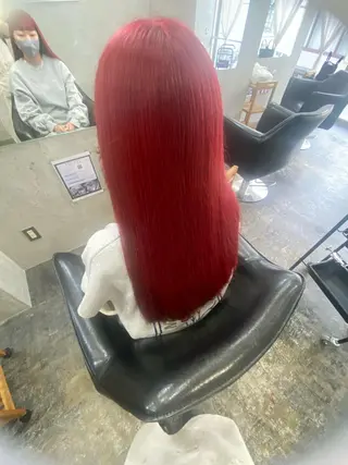 ロング カラー 佐伯 鼓乃美のヘアスタイル