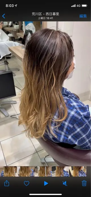 ロング GATE.所属・🫧うる艶color 🩵綾🌙のヘアスタイル