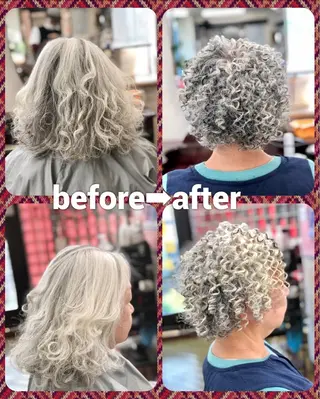 ミディアム カラー損傷毛縮毛矯正 ツイストスパ佐藤昭利のヘアスタイル