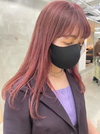 ロング カラー yurika☁️ 似合わせ｜レイヤーのヘアスタイル