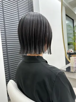 ショート MAEUL NAGOYA所属・レイヤーボブ/名駅/ くびれボブ/縮毛矯正のヘアスタイル