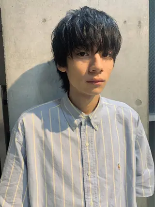 カラー メンズ fifth所属・センターパート／マッ シュ／パーマ　あさみのヘアスタイル