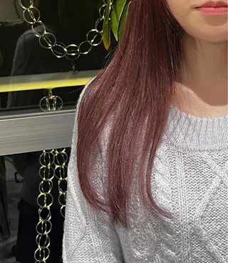 ロング カラー 本田 聖のヘアスタイル