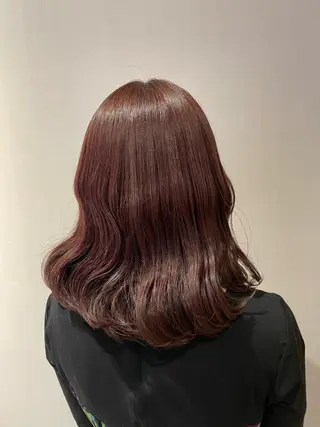 ミディアム カラー ナチュラル🧡可愛い MINAMIのヘアスタイル